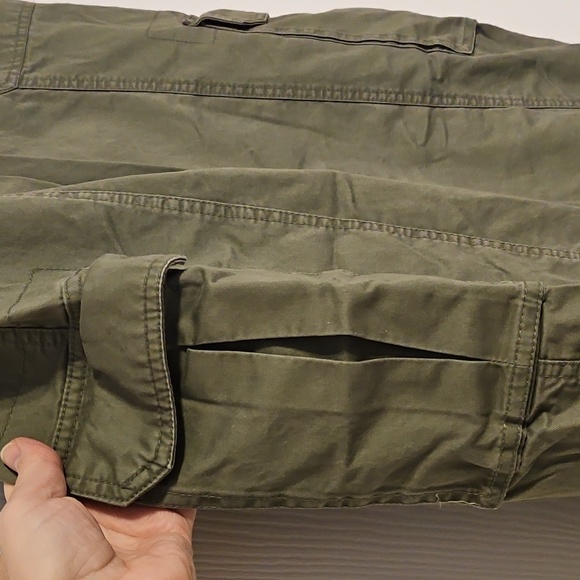 Abercrombie & Fitch Olive Green Cargo Pants - Picture 6 of 12